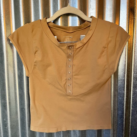 NWOT Free People Intimately Hey Babe Seamless Baby Tee - Picture 9 of 9